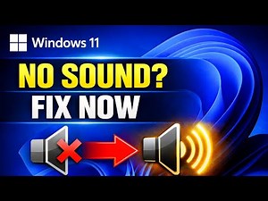 Fix Windows 11 No Sound Problem | Speaker or Headphones Not Working