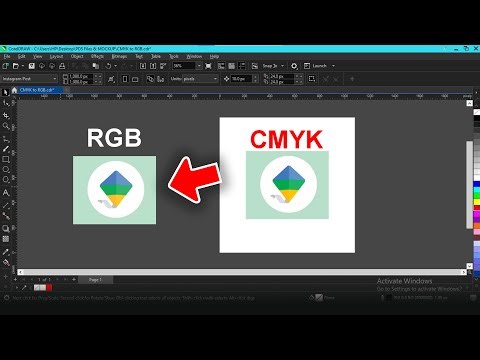 Convert Colors from CMYK to RGB in CorelDraw | Quick Guide