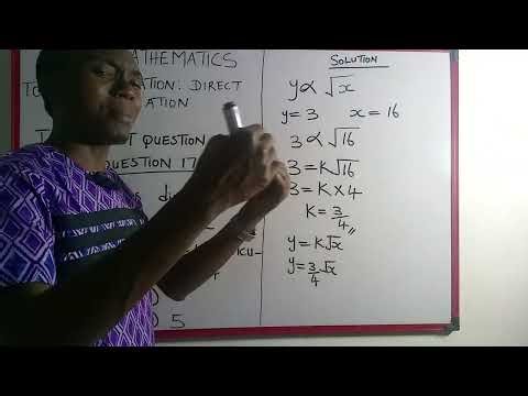 Direct Variation in Mathematics | Formula & Examples