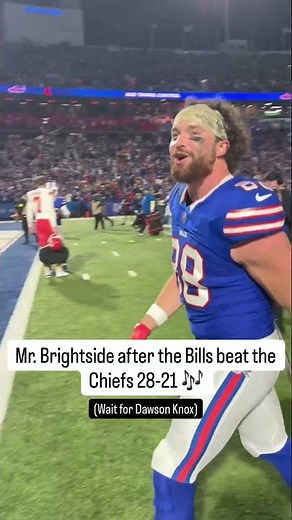 Highmark Stadium sings 'Mr. Brightside' after the Bills’ win over the Chiefs