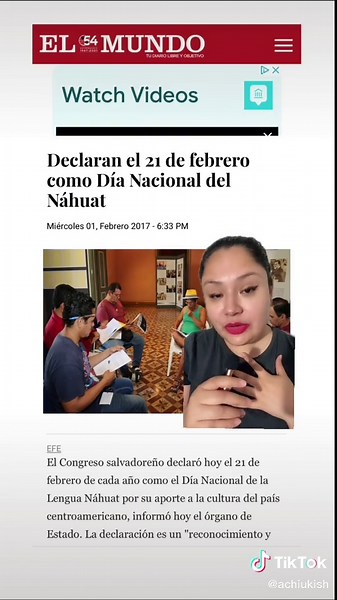 Reviving the Nawat Language of El Salvador