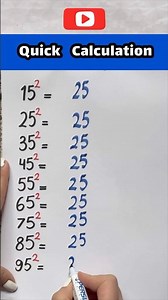 Quick calculation || math is easy #mathtricks