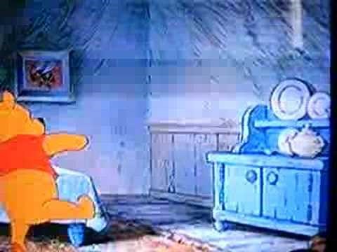 pooh bear exercising