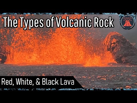 The Types of Lava at Volcanoes