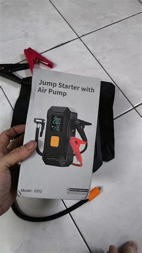 Portable 4-in-1 Car Jump Starter and Tire Inflator