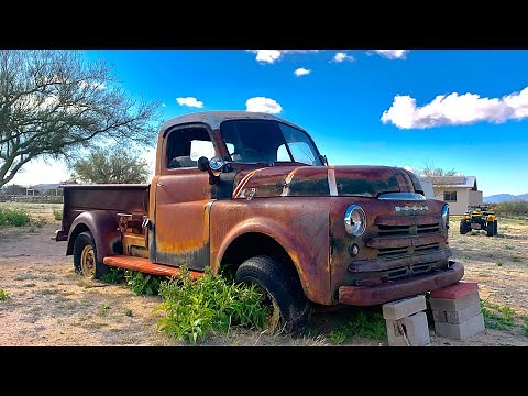 ‘49 Dodge pickup ABANDONED in the desert decades ago, will it run?