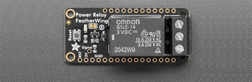 FeatherWing of the Day: Adafruit Power Relay FeatherWing #WingOfTheDay