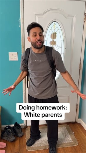 3.1M views · 10K reactions | Doing Homework: White parents VS Arab parents  | Anwar Jibawi | Facebook