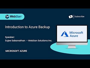 Introduction to Azure Backup