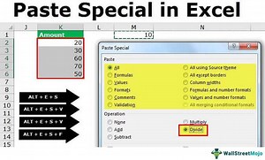Paste Special in Excel | Top 10 Paste Special Shortcuts in Excel