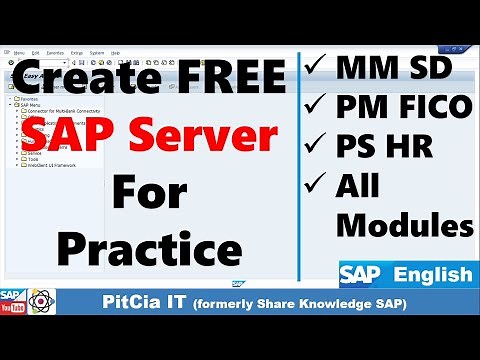 Create SAP Server for Practice with SAP Gui, NetWeaver 7.52 | ‪@PitCiaIT‬ #sapdownload