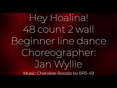 Hey Hoalina! Line Dance - Cho: Jan Wyllie (AUS)
