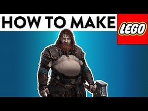 How To Make LEGO Thor God Of War Ragnarok Custom Minifigure