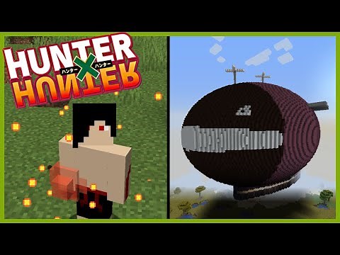 LEARN NEN, TAKE HUNTER EXAM, MISSIONS & MORE! Minecraft Hunter X Hunter Mod Review