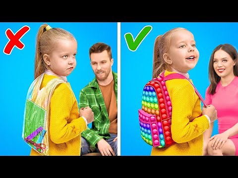 BACK to SCHOOL! Awesome School Crafts and Hacks For Parents