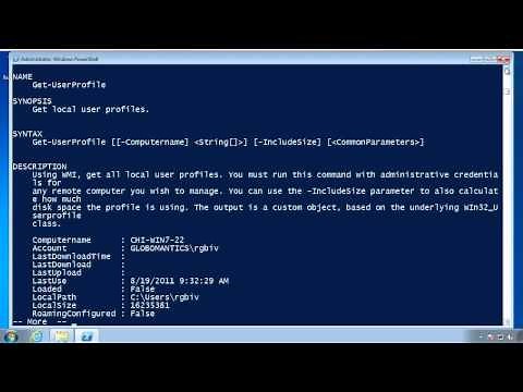 Use PowerShell & WMI to Manage User Profiles