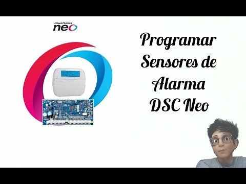 Programar y borrar sensores inalambricos de alarma DSC Neo.
