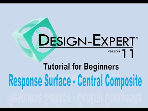 Design Expert V11 Tutorial for Beginner - Response Surface - Central Composite Design