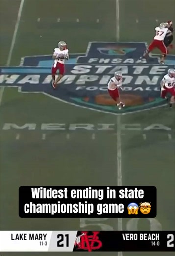 Lake Mary (FL) wins their first ever state championship 🏆🤯😤 (Via nfhsnetwork) #football #footballtiktok #hailmary #viral #fypシ