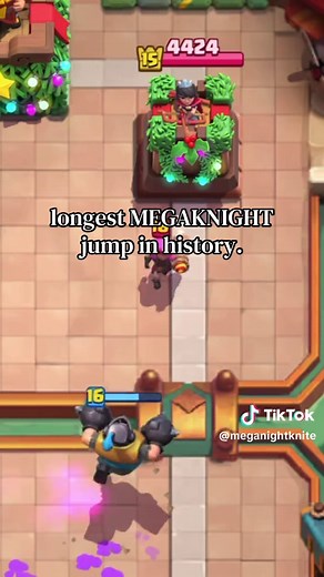Clash Royale: Longest Mega Knight Jump Ever!