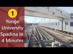 Ride on Line 1 TTC Yonge-University in 4 Minutes (Timelapse) (Wilson Hostler to Finch)