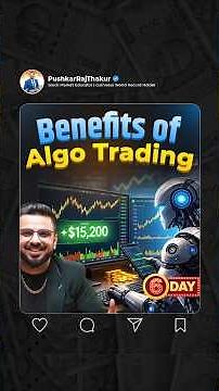 Benefits Of Algo Trading!