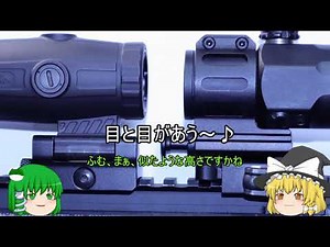 【HOLOSUN HM3X】マグニファイア比較【NOVEL ARMS 3X TACTICAL MAGNIFIER】