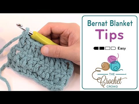 How To Change Colors & Yarn Strands with Bernat Blanket | BEGINNER | The Crochet Crowd