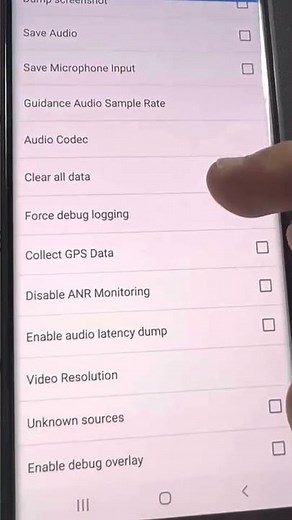 Android Auto in developer mode, setting the resolution
