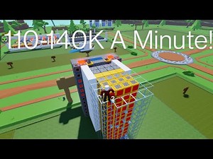 How to make the best starter cobble farm in roblox block tycoon