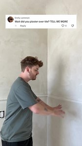 253K views · 4.9K reactions | Yes I did plaster over my bathroom tile...