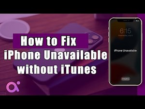 How to Fix an iPhone Unavailable without iTunes –3 Effective Ways