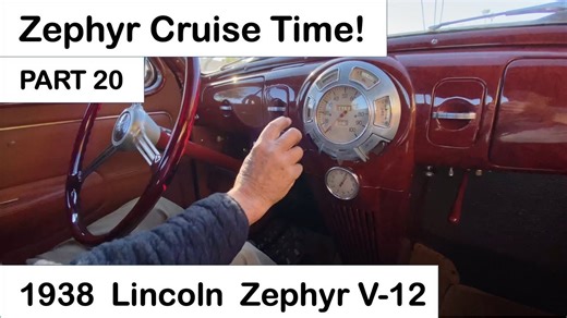 1938 Zephyr – A Cruise Intermission and Review of a 1938 Lincoln Zephyr V12 Coupe