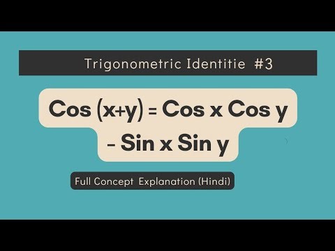Cos (x + y) Formula | Trigonometry Identity Explained with Easy Trick | Class 11| Ncert Math