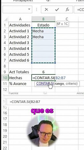How to Calculate a Project's Progress Percentage in Excel #excel #tutorial #shorts