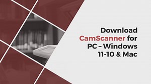 Download CamScanner for PC Windows 11-10 & Mac