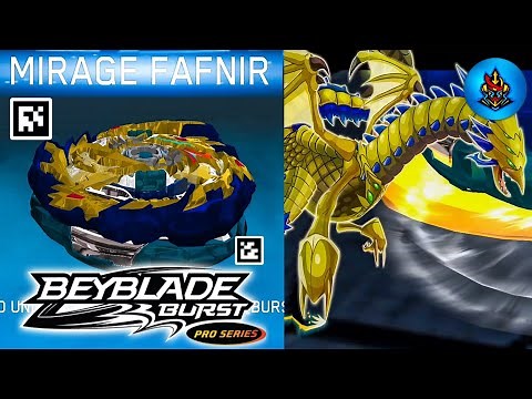 NEW PRO SERIES MIRAGE FAFNIR QR CODE BEYBLADE BURST APP