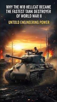 Why the M18 Hellcat Tank Became the Fastest Tank Destroyer of World War II, Untold Engineering Power