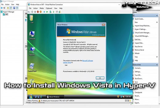 How to Install Windows Vista on Hyper-V | Easy Guide!