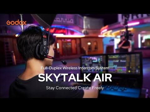 Introducing the Godox Skytalk Air Full-Duplex Wireless Intercom System