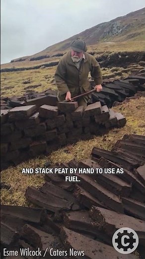 This 100-Year-Old Peat Harvesting Method Still Exists Today!