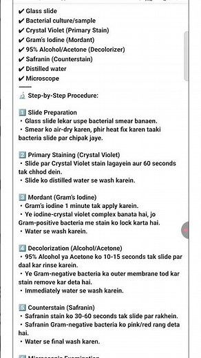 gram staining | gram staining procedure |#microbiology #stain