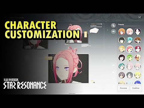 Character Customization in Blue Protocol : Star Resonance