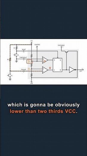 Internal Configuration of a Bistable 555 Circuit