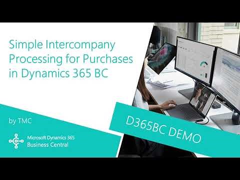 Microsoft | Intercompany Purchase Invoice in Dynamics 365 Business Central (Demo)