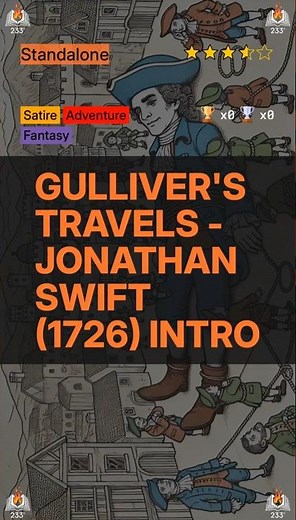 Gulliver's Travels - Jonathan Swift (1726) Intro