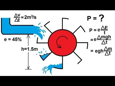 Physics 8 Work, Energy, and Power (18 of 37) Power Generator