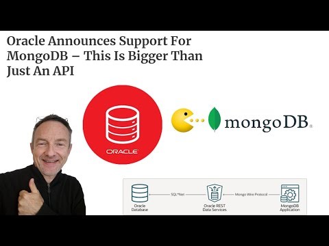 MongoDB API on Oracle Database Works Like Magic!