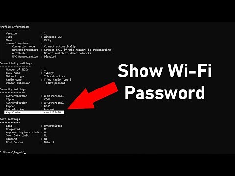 How to Find Wi-Fi Password Using CMD | Windows 10/8/7