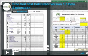 Free Soil Test Calculator SpreadSheet Beta Version